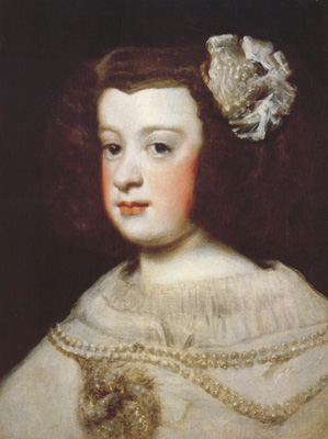 Diego Velazquez Portrait de I'infante Marie-Therese (df02)